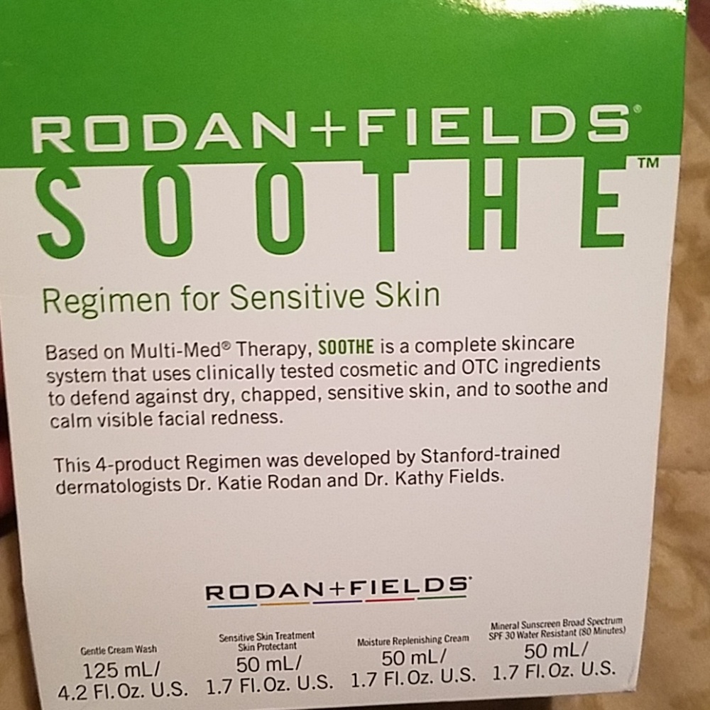 Rodan + Fields Soothe Regime